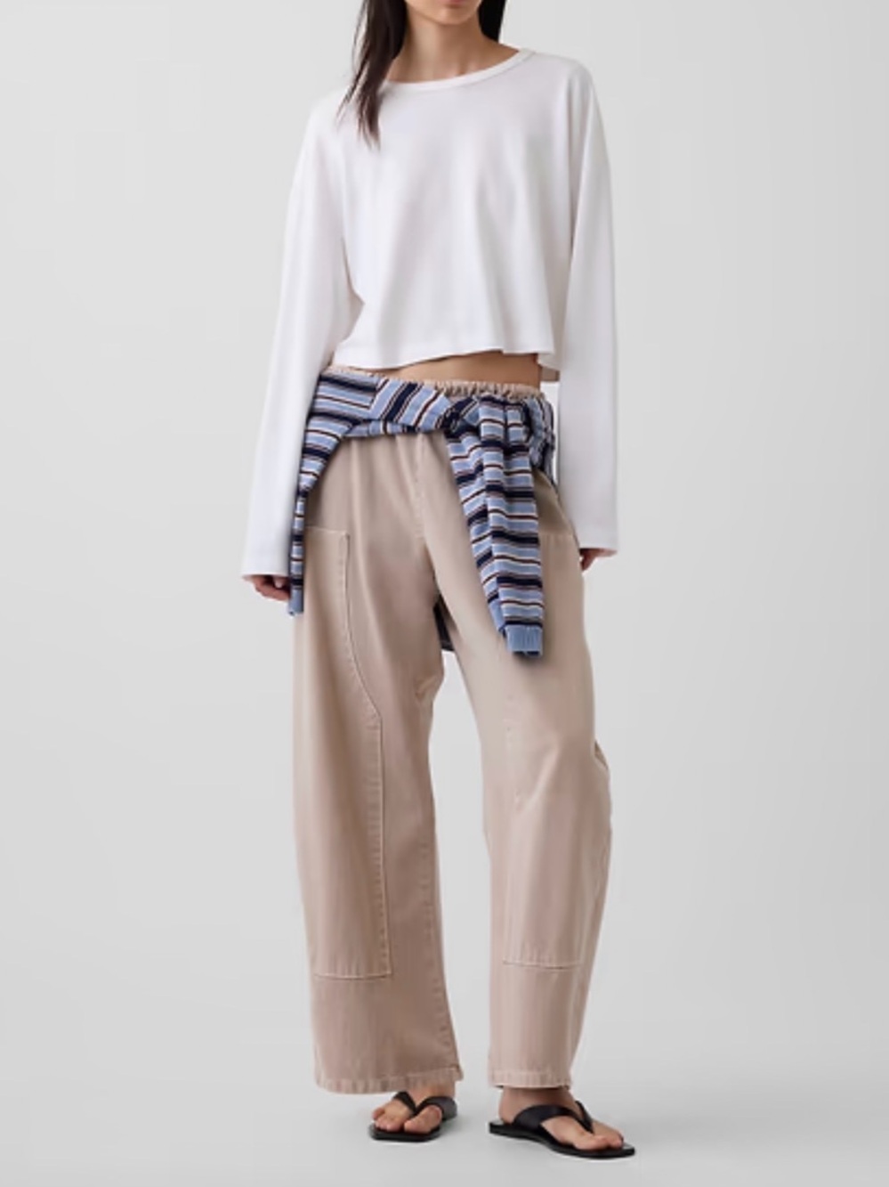 Gap Easy Double-Knee Barrel Pants